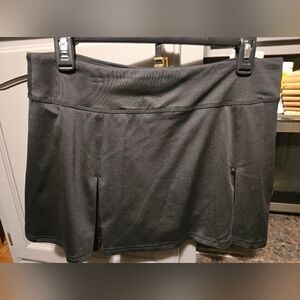 Black Women's Tennis Skort